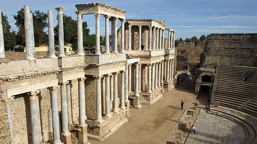 Teatro Romano de Mérida, capital de la comunidad autónoma de Extremadura. (Foto: Wikimedia)